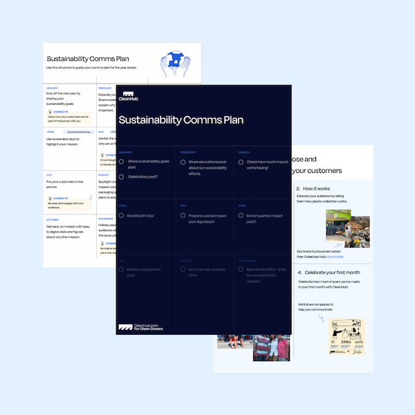 Sustainability comms plan sneak peek